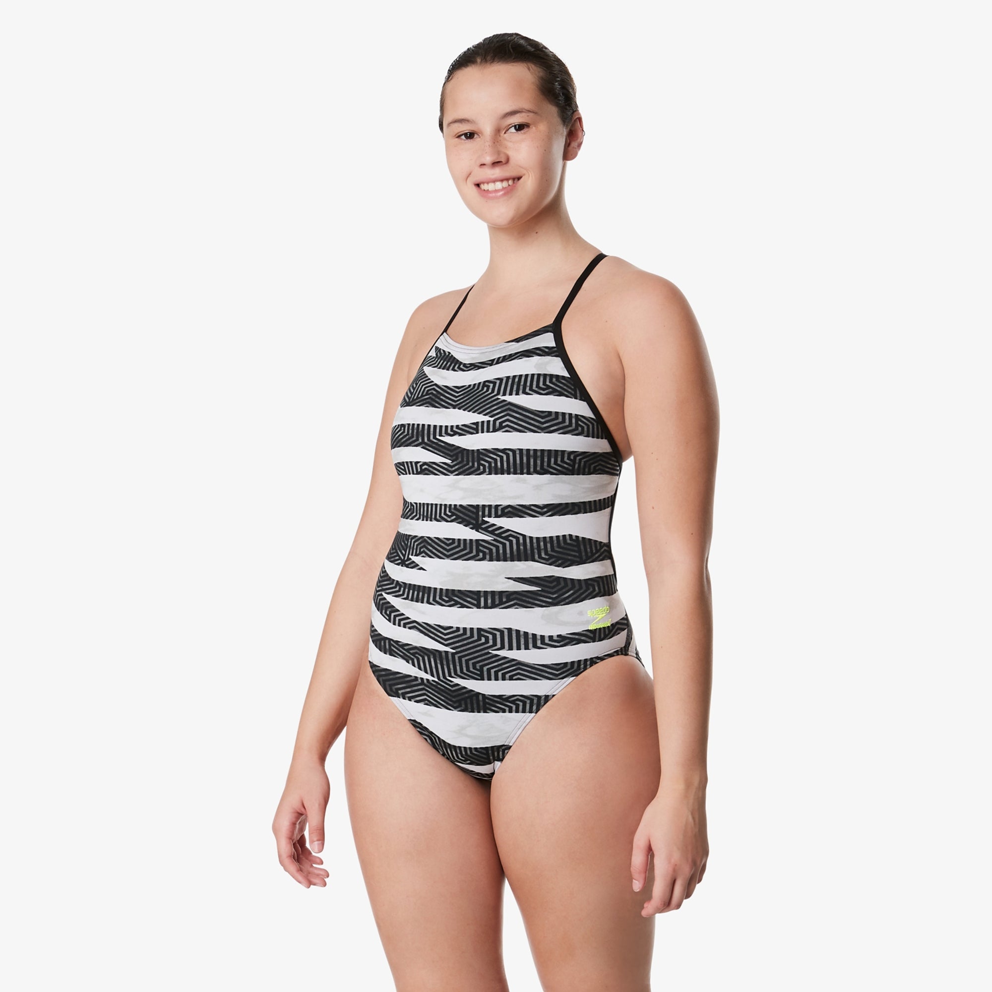 SPEEDO Contort Stripes Crossback