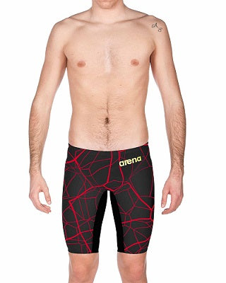 Arena Powerskin Carbon Flex VX Jammers Dark Grey / Fluo Red