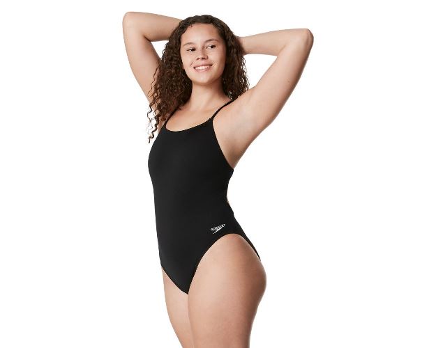 Speedo Kids Girls Endurance Plus Medalist Swimsuit Stretch Chlorine  Resistant