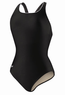 SPEEDO Piped Ultraback Moderate Plus Size