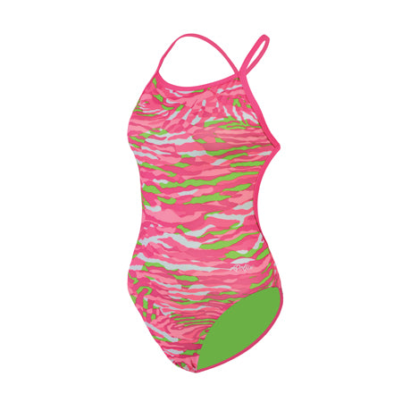 DOLFIN BELLAS Female Cross Back Swimsuit - Prowler Pink