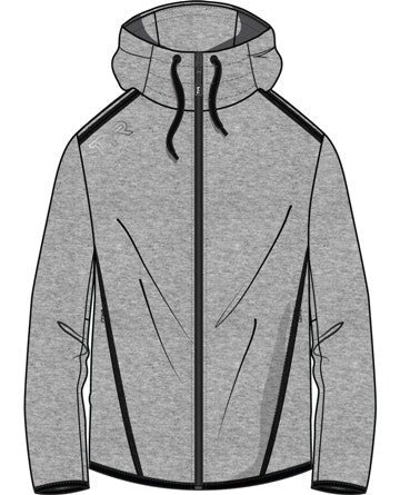 Burton ELITE FULL ZIP - Sweat Zippé - True Black/noir