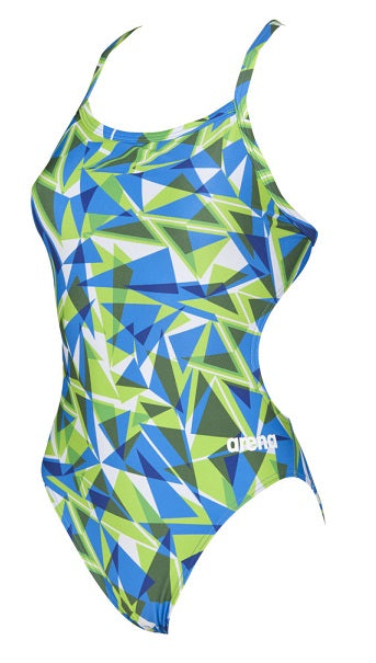 ARENA Women s Shattered Glass Challenged Back One Piece Swimsuit