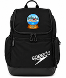VLX Santa Hat Swimmer Snow Globe Holiday Backpack