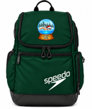 VLX Santa Hat Swimmer Snow Globe Holiday Backpack