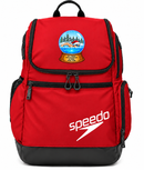 VLX Santa Hat Swimmer Snow Globe Holiday Backpack