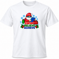 VLX Holiday Swim Believe Achieve Holiday T-Shirt