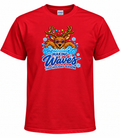 VLX Holiday Reindeer Waves Holiday T-Shirt