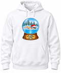 VLX Santa Hat Swimmer Snow Globe Holiday Sweatshirt