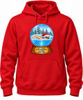 VLX Santa Hat Swimmer Snow Globe Holiday Sweatshirt