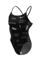 Nike Womens Hydrastrong Multi Print Cutout One Piece