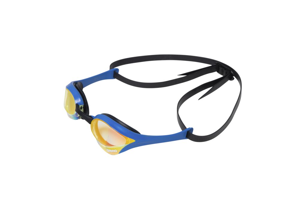 cobra ultra swipe mirror goggle Arena Cobra Ultra Swipe Mirror Goggles, Yellow/Copper/Blue