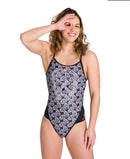 Arena CRAZY POP SKULLS SUPERFLY BACK ONE PIECE WOMAN