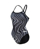 Arena Women's Marbled Light Drop Back One Piece