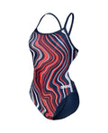 Arena Women's Marbled Light Drop Back One Piece