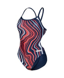 Arena Women's Marbled Light Drop Back One Piece