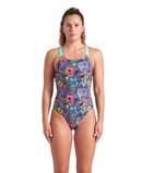 Arena WOMEN'S ARENA VIVID REPEAT SWIMSUIT SWIM PRO BACK WOMAN