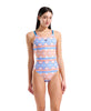 WHITE MULTI-NAVY-TURQUOISE (170)