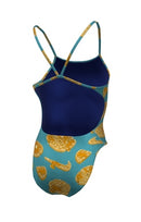 Nike Women's HydraStrong Multi Print Cutout One Piece Swimsuit