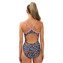 DOLFIN Women's Uglies Flutter By V-Back One Piece Swimsuit