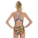 Dolfin Womens Uglies Seaside Print V-2 Back 1-Piece