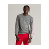 DARK GREY MELANGE-WHITE-RED (524)