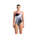 Arena WOMEN'S ARENA MULTI SLICES SWIMSUIT LIGHTDROP BACK FEEL WOMAN