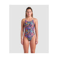Arena WOMEN'S ARENA VIVID REPEAT SWIMSUIT LACE PLUS BACK WOMAN