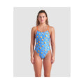 Arena WOMEN'S ARENA DUCKS SWIMSUIT LACE BACK WOMAN