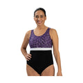 Dolfin AQUASHAPE Womens Color Block Moderate Scoop Back