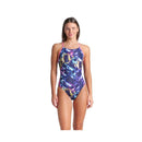 Arena WOMEN'S ARENA SOAP BUBBLES SWIMSUIT WEB BACK WOMAN