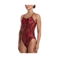 Nike HydraStrong Water Stripe Women's Cutout One Piece Swimsuit
