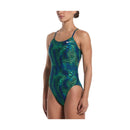 Nike HydraStrong Water Stripe Women's Cutout One Piece Swimsuit