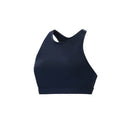Dolfin Women's Aquashape Solid Navy High Neck Longline Bikini Top w/ Racerback