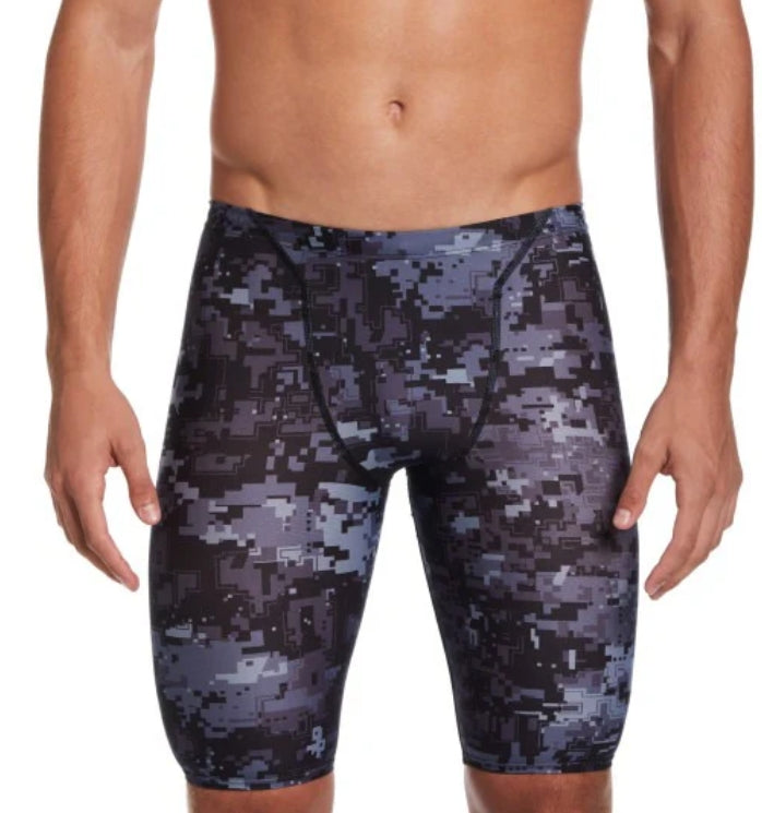 Nike Men's HydraStrong Multi Print Jammer Swimsuit - (Additional Colors)