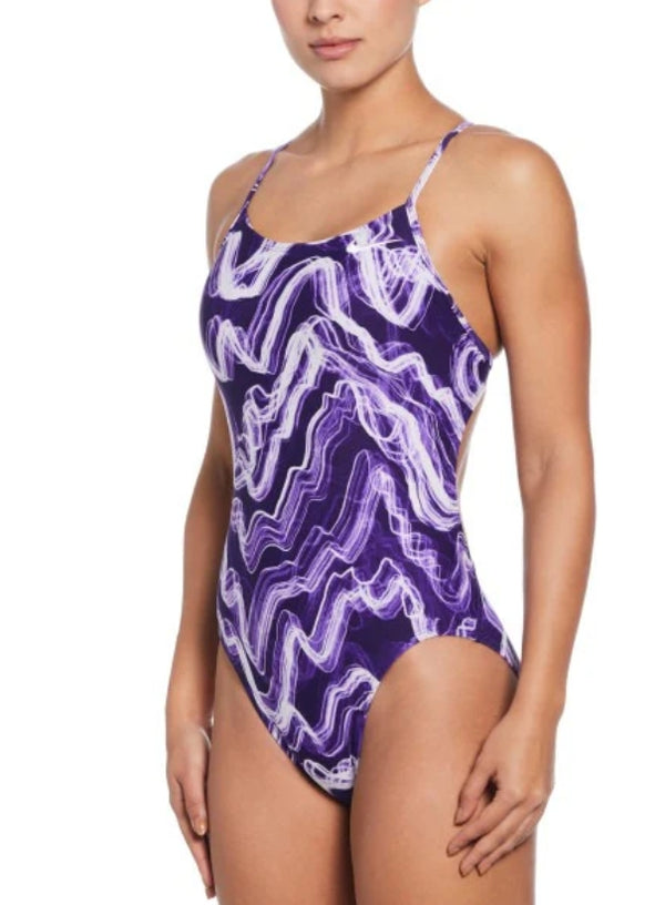 Wellington_Nike Women's Lightning Cut Out One Piece Swimsuit