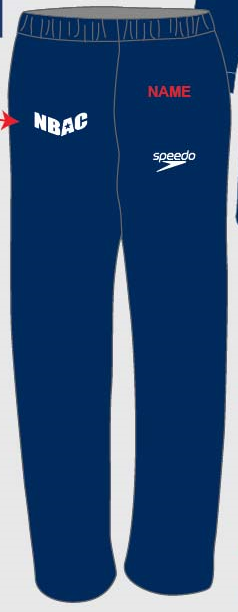 North Baltimore Aquatic Club-SPEEDO Adult Warm Up Pants - Female