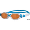 White-Blue/Bronze