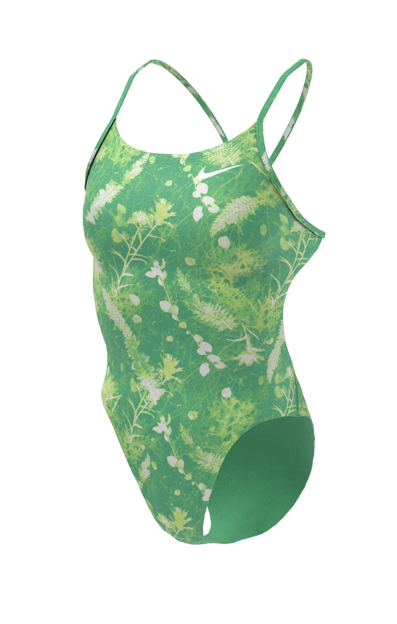 Nike Womens Hydrastrong Multi Print Cutout One Piece