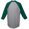 Athletic Heather/Dark Green