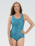 Dolfin AQUASHAPE Womens Print Conservative Lap Suit