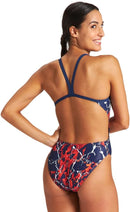 Arena EARTH TEXTURE CHALLENGE BACK ONE PIECE WOMAN