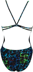 Arena TROPICALS SKETCH LACE BACK ONE PIECE WOMAN
