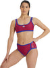 BURGUNDY-NEON BLUE (580)