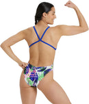 Arena WOMEN'S CRAZY ARENA SWIMSUIT XCROSS BACK ALLOVER WOMAN