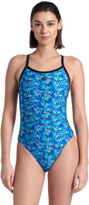 Arena WOMEN'S ARENA POOLTILES SWIMSUIT CHALLENGE BACK WOMAN