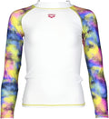 Arena RASH VEST L/S ALLOVER Sun Protection GIRL