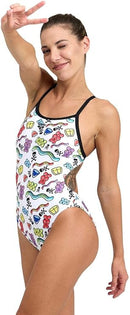 Arena WOMEN'S ARENA CRAZY GUMMY SWIMSUIT CHALLENGE BACK WOMAN