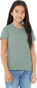 BELLA+CANVAS Youth Heather CVC Tee BC3001YCVC
