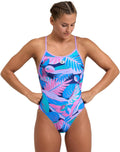 Arena TROPICALS SKETCH LACE BACK ONE PIECE WOMAN